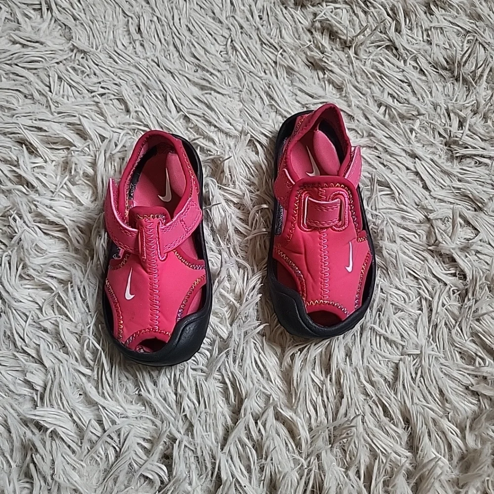 Kids Little Girls Nike Sunray Protected Sandals Neoprene 344993 Watersport 5